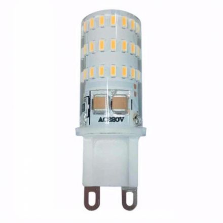 Лампы светодиодные, LED 5w G9 320Лм теплый свет, 320Lm 175-240V блистер, 2 шт. Jazzway
