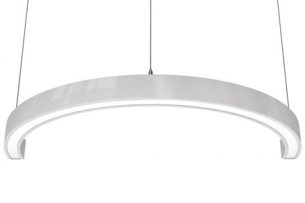 Светильник LED СТРЕЛА R 1/2 (ССО) 30Вт 1900Лм 3,0К опал IP20 подвесной