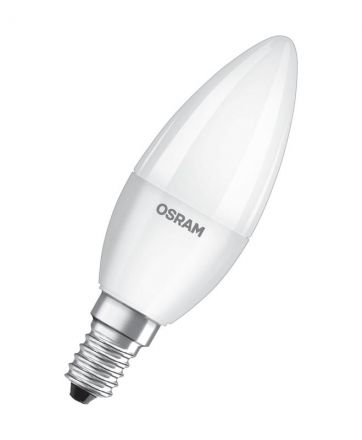 Лампа светодиодная LED 7 Вт E27 3000К 560Лм свеча 220 В (замена 60Вт) OSRAM