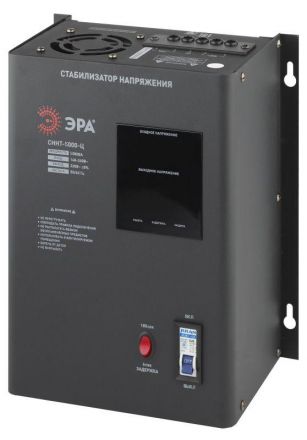 Стабилизатор напряжения настенный ЭРА СННТ-5000-Ц цифровой дисплей 140-260В/220/В, 5000ВА