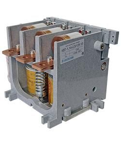 КВТ-1,14-2,5/125-3 У3, трёхполюсный, 125А, 220В DC, 1з+2р, нереверсивный, без реле, контактор вакуумный  (ЭТ)