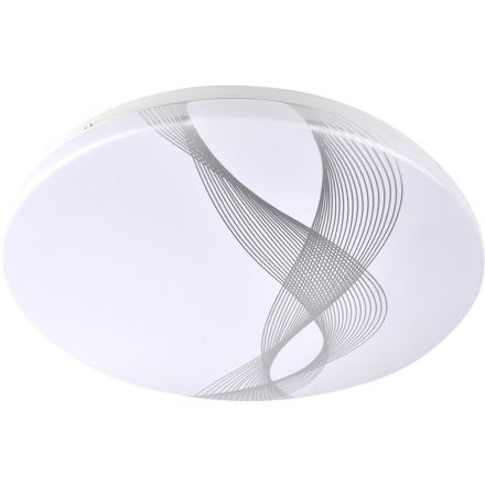 Светильник светодиодный ДБО-24w 4000К 1840Лм IP20 матовый ''Волна'' Jazzway