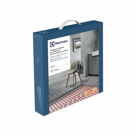 Кабель нагревательный ELECTROLUX Twin Cable 2-17-2500