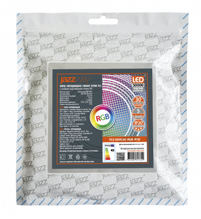 Лента светодиодная LEDx30/м 5м 7.2Вт 12В IP20 RGB