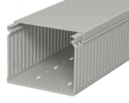 Распределительный кабельный канал LK4 80x100x2400 мм (ПВХ, серый)