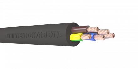 Провод ПВСнг(А)-LS 5х2,5(4х2,5+1х2,5ч) ТРТС