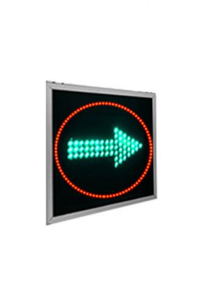 Стрелка зеленая (СДС-300СЛ) для плоского светофора Т.1п2 (Т.1л2)