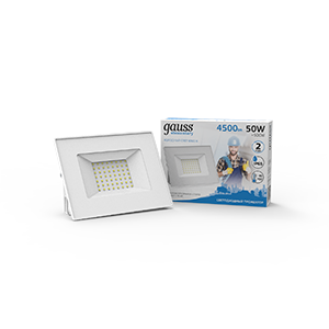 Прожектор светодиодный ДО-50 Вт 4500 Лм 6500К IP65 200-240 В белый LED Elementary Gauss