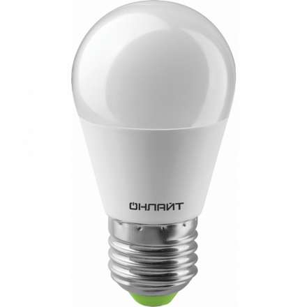 Лампа светодиодная LED 10вт Е27 теплый матовый шар