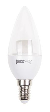 Лампа светодиодная LED 7Вт E14 белый прозрачная свеча