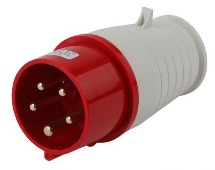 Вилка переносная 015 3Р+РЕ+N 16А 380В IP44 (10/60/1440) V-16-3P-PE-N-IP44