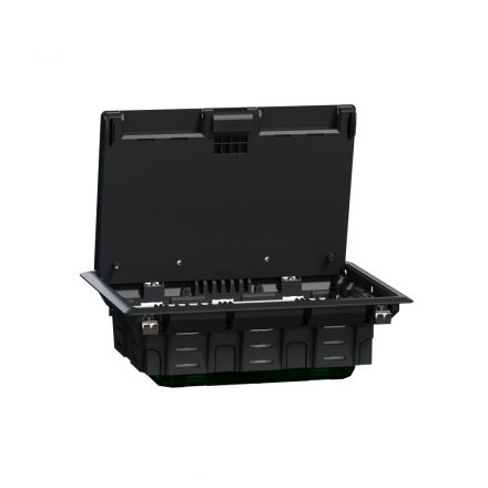 US+ Люк пластиковый размер L на 8х45 8 постов или 16 модулей IP20