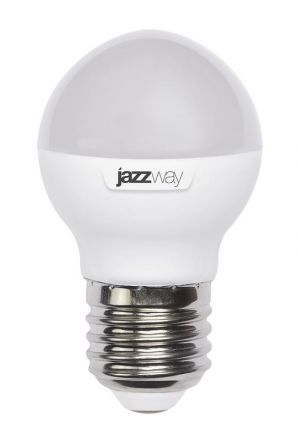 Лампа светодиодная LED 9w E27 4000K шар Jazzway