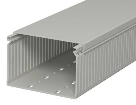 Распределительный кабельный канал LK4 80x120x2000 мм (ПВХ, серый)