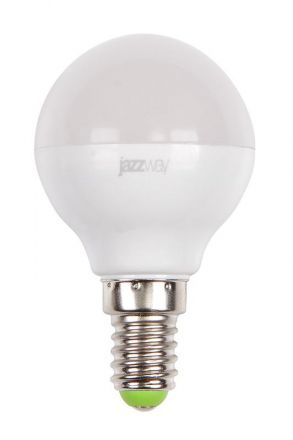 Лампа светодиодная LED 11Вт 230Вт E14 теплый матовый  шар Jazzway