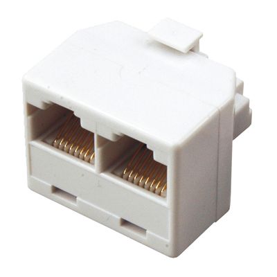 Двойник компьютерный RJ-45(8P-8C) (штекер - 2 гнезда)