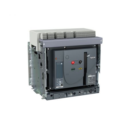 Выключатель автоматический трехполюсный EasyPact MVS 2000A 50кА электронный расцепитель ET2I выдвижной ручной привод