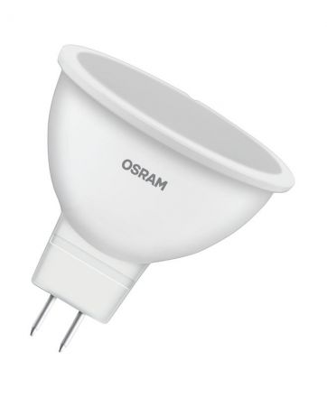 Лампа светодиодная LED 5 Вт GU5.3 6500К 400Лм спот 220 В (замена 35Вт) OSRAM