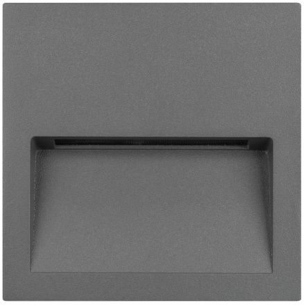 Светильник LTD-TRAIL-S115x115-4W Warm3000 (GR, 70 deg, 230V) (ARL, IP65 Металл, 3 года)