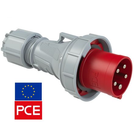 Вилка кабельная 63А/400V/3P+N+E/IP67